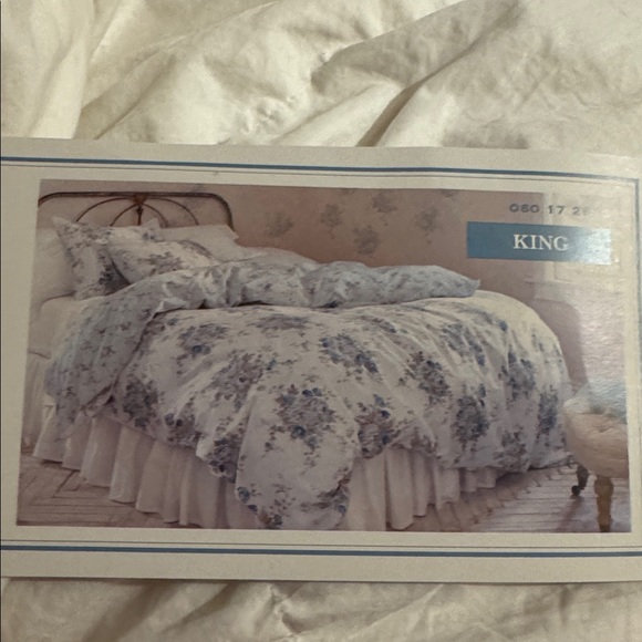 NewRachel Ashwell SimplyShabby Chic Floral king Duvet Cover Set - Blue Floral